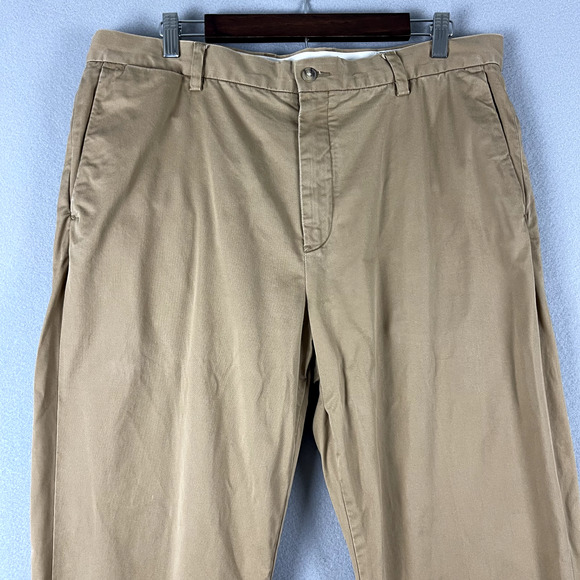 Polo Ralph Lauren Chino Pant Mens 36x34 Tan Stretch Classic Fit Twill Preppy - Picture 2 of 16